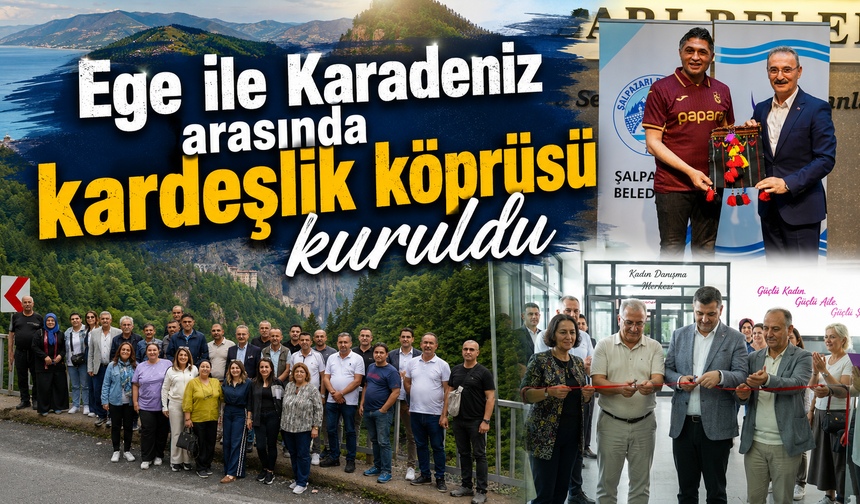 Şalpazarı ile Aliağa kardeş şehir oldu