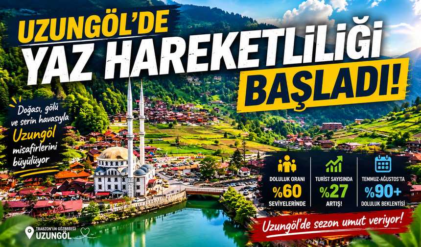 Uzungöl yaza hızlı girdi