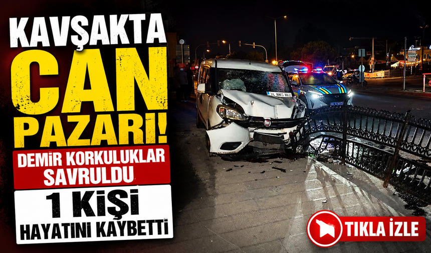 Motosiklet ile hafif ticari araç çarpıştı! Acı bilanço