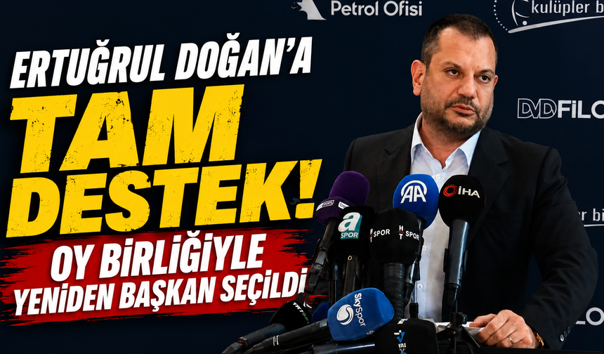 Kulüpler Birliği'nde değişim yok! Ertuğrul Doğan yola devam ediyor