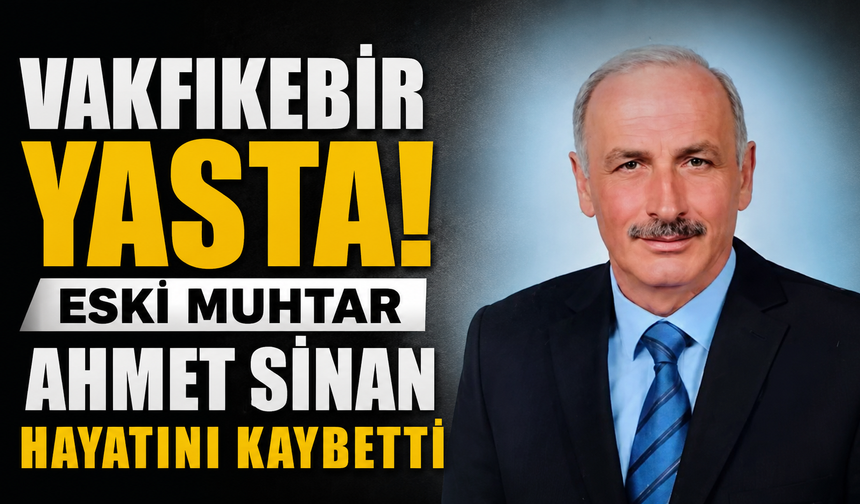 Vakfıkebir'de hüzünlü gün! Ahmet Sinan'a son veda