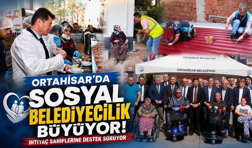 Ortahisar'da insan odaklı belediyecilik! Her kesime dokunan hizmetler