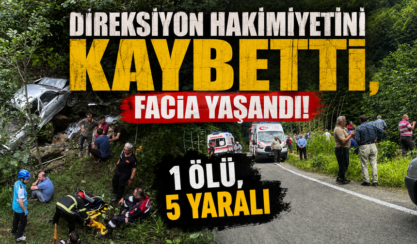 Fındık bahçesi ölüm yeri oldu! Sürmene'de kahreden kaza