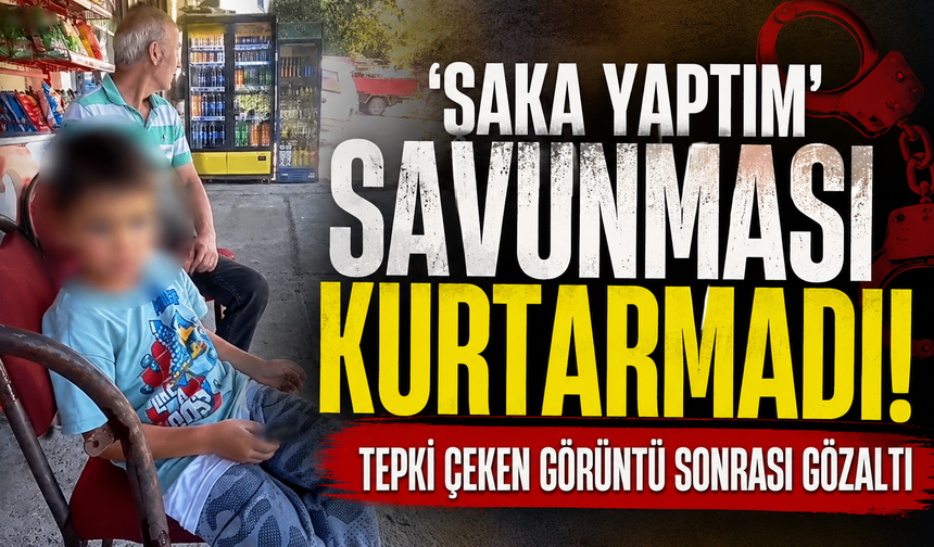 Çocuk üzerinden sözde mizah tepki çekti! Polis harekete geçti