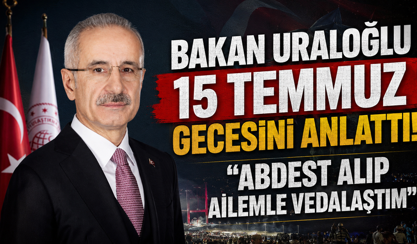 Trabzon'u arayıp haber verdi! Bakan Uraloğlu o geceyi tüm detaylarıyla anlattı