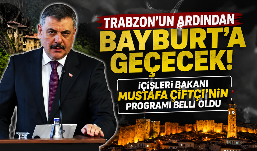 Gözler Trabzon ve Bayburt'ta! Bakan Çiftçi'nin ziyaret takvimi açıklandı