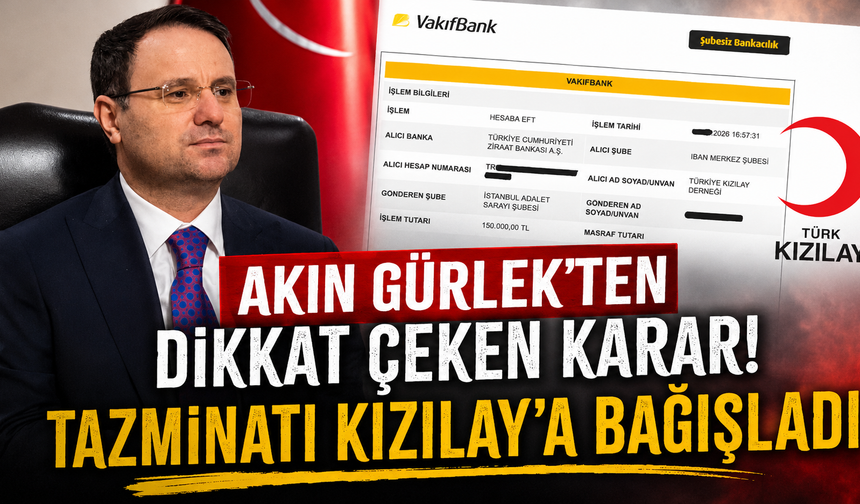 Adalet Bakanı'ndan Kızılay'a destek! Tazminatın tamamını bağışladı