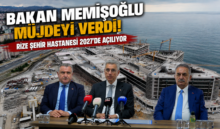 Rize Şehir Hastanesi yükseliyor! İnşaatın yüzde 70'i tamamlandı