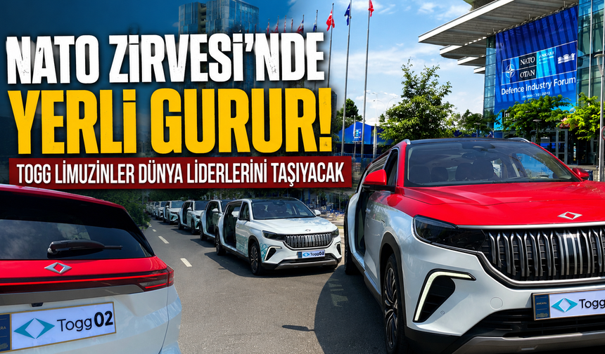 Dünya liderleri Togg ile yolculuk yapacak! NATO zirvesi'nde yerli imza