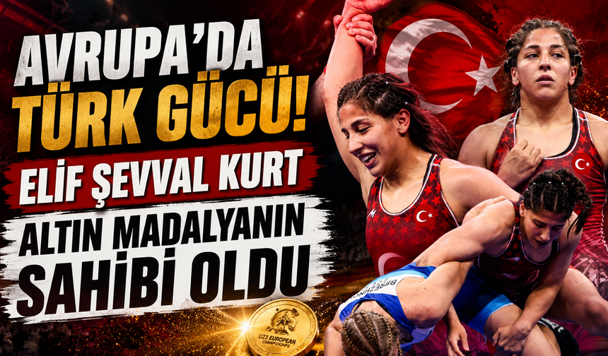 Avrupa’da İstiklal Marşı’nı dinletti! Elif Şevval Kurt şampiyon