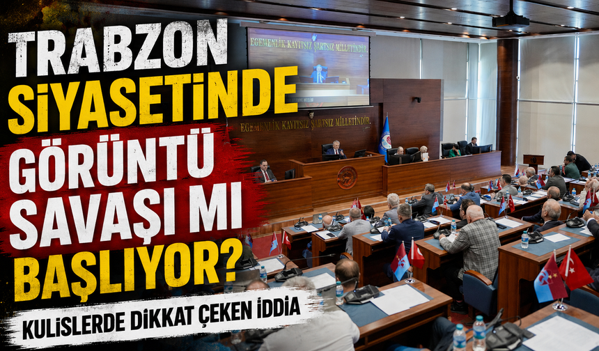 Trabzon Meclisi’nde sular durulmuyor! Ahmet Kaya’nın eski meclis görüntüleri paylaşılabilir