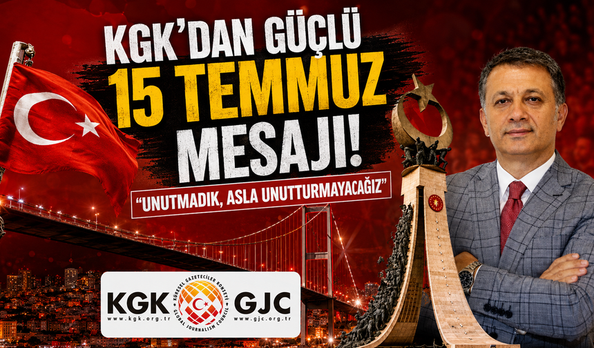 KGK'dan tarihi vurgu! "O gece millet dünyaya demokrasi dersi verdi"