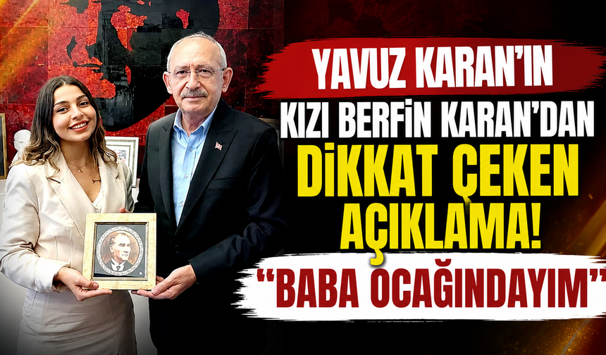 Trabzonlu Berfin Karan CHP Gençlik Kolları Genel Başkanı oldu! "Babamın izinden yürüyorum"