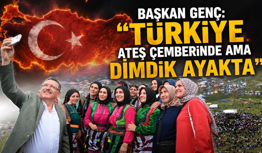Başkan Genç: "Al bayrağımızın gölgesinde bu devleti sonsuza kadar yaşatacağız"