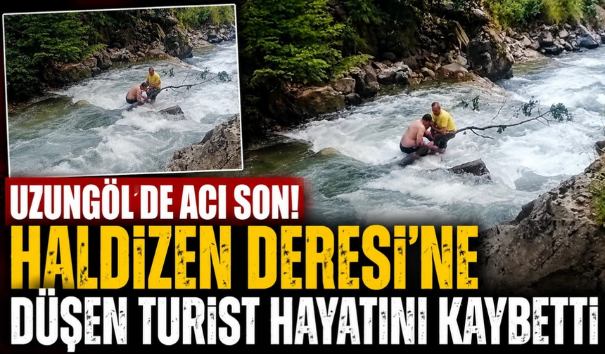 Haldizen Deresi'nde faciaya dönüştü! Bir turist kurtarılamadı