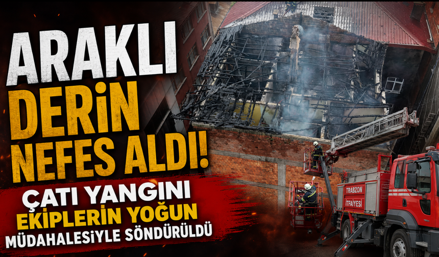 İzolasyon malzemeleri müdahaleyi zorlaştırdı! Yangın söndürüldü