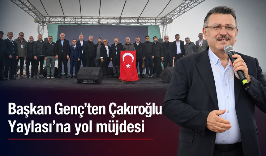 Çakıroğlu Yaylası’nın yol sorunu çözüme kavuşuyor