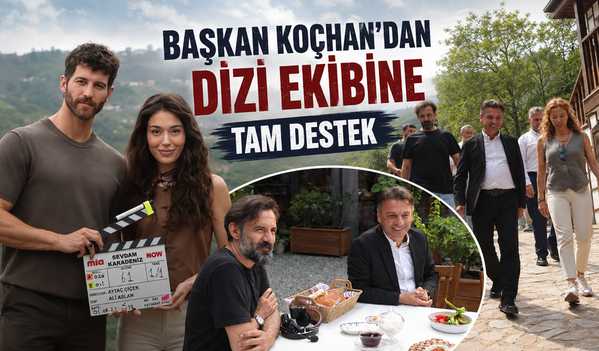 Başkan Koçhan sete çıktı: Maçka ekranlara geliyor