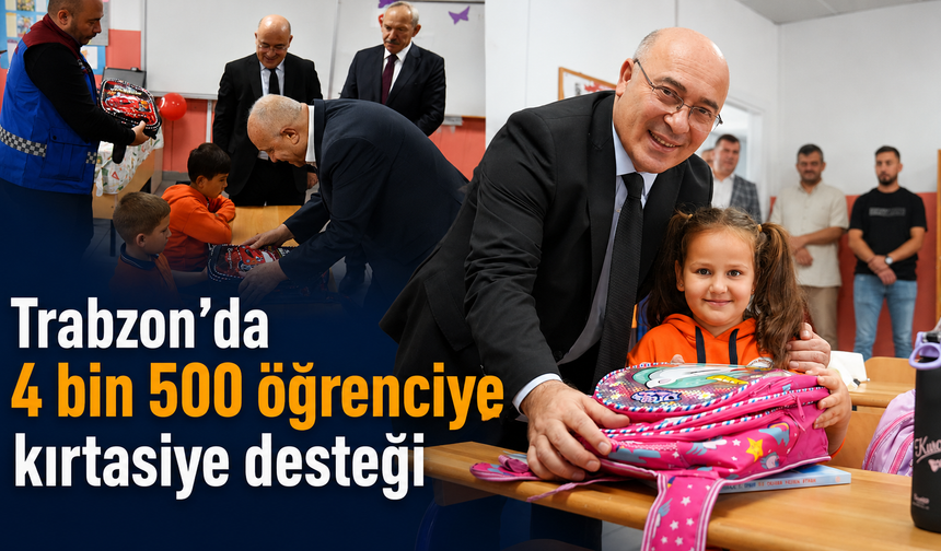 Büyükşehirden öğrencilere kırtasiye desteği
