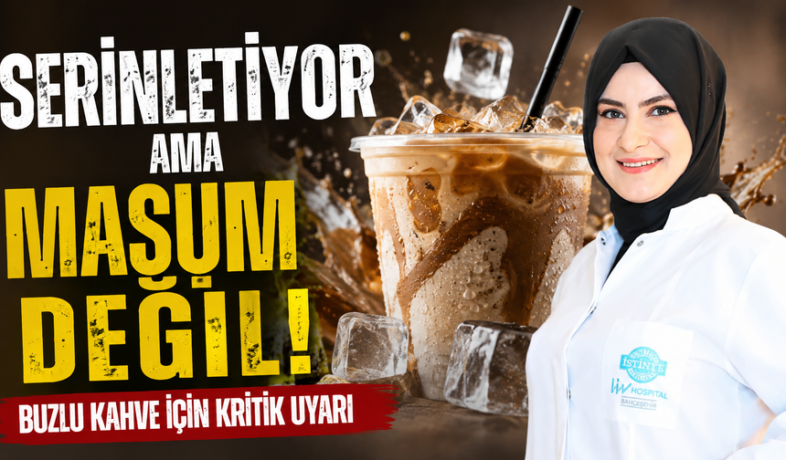 Buzlu kahve tüketirken bu hataya düşmeyin!