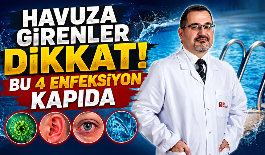 Havuz sezonunda enfeksiyon alarmı!