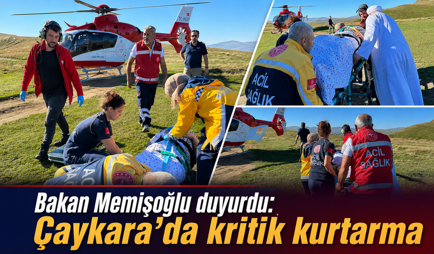 En zor şartlarda hayat kurtaran müdahale