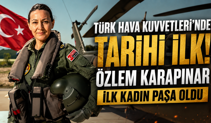 TSK'da tarihi gün! Özlem Karapınar ilk Kadın Hava Kuvvetleri Generali oldu