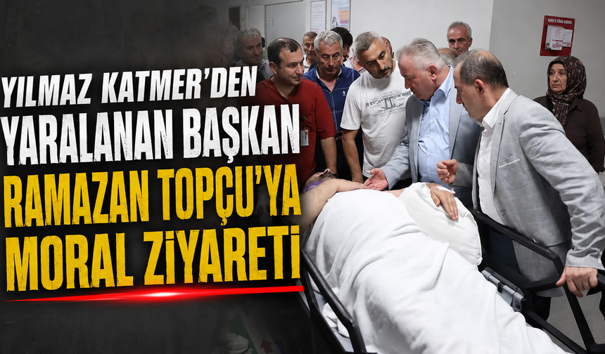 Düşme sonucu yaralanmıştı! Başkan Ramazan Topçu'yu yalnız bırakmadılar