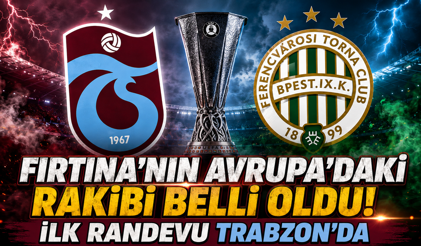 Trabzonspor’un Avrupa rotası belli oldu!