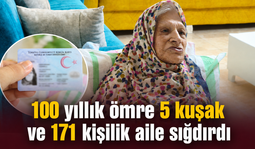 Bir asra tanıklık etti: Torununun torununu gördü