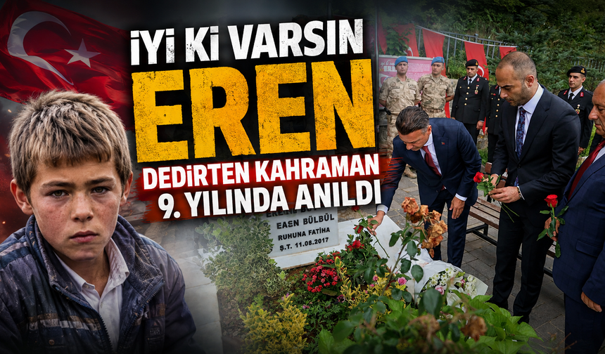 Maçka’da Eren Bülbül için eller semaya açıldı