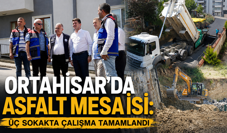 Ortahisar’da yol seferberliği: 87 mahalle için çalışma