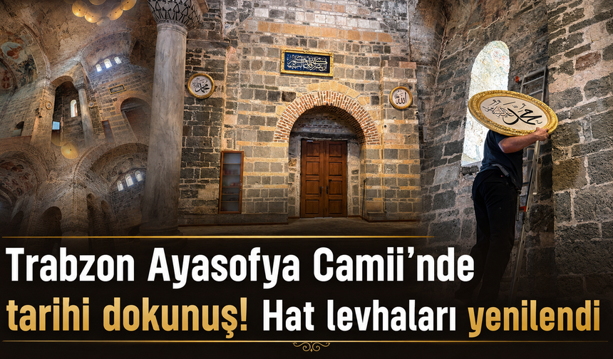 Ayasofya Camii yeni görünümüne kavuştu!