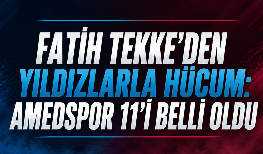 Amedspor karşısında Trabzonspor’un gol silahları belli oldu