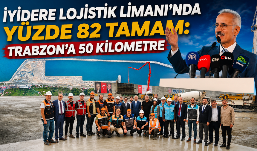 Trabzon’un yanı başındaki dev limanda sona yaklaşılıyor