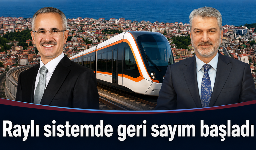 Trabzon Raylı Sistem Hattı’nın temeli atılıyor