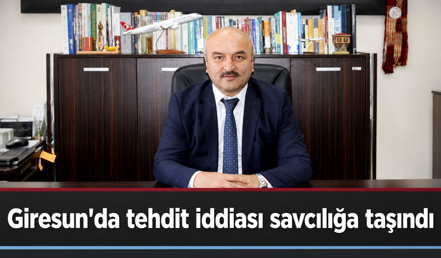 Giresun Valiliği Basın Müdürü hakkında tehdit iddiası