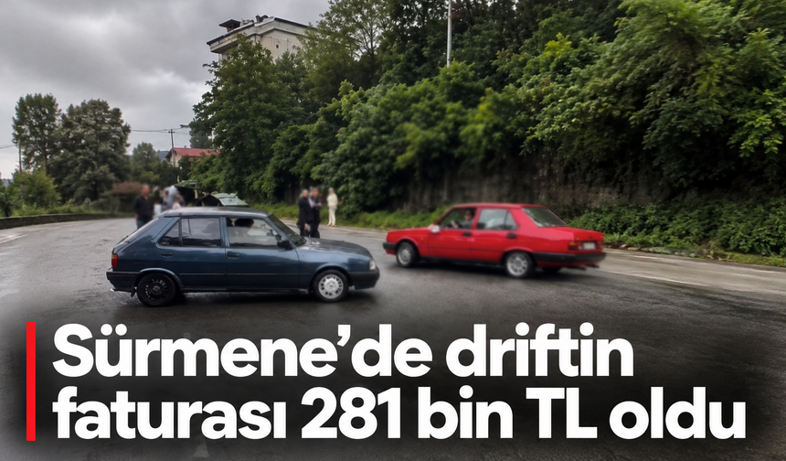 Kavşakta drift yapanlara rekor ceza