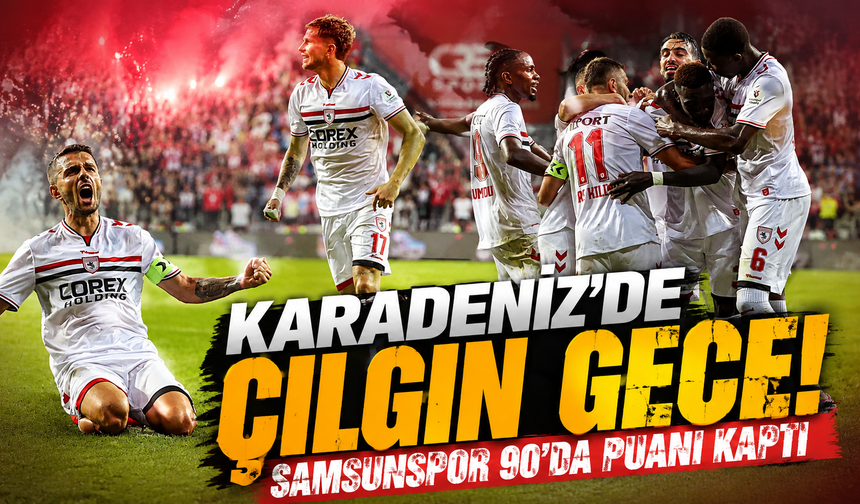 Samsunspor’un açılışında gol düellosu