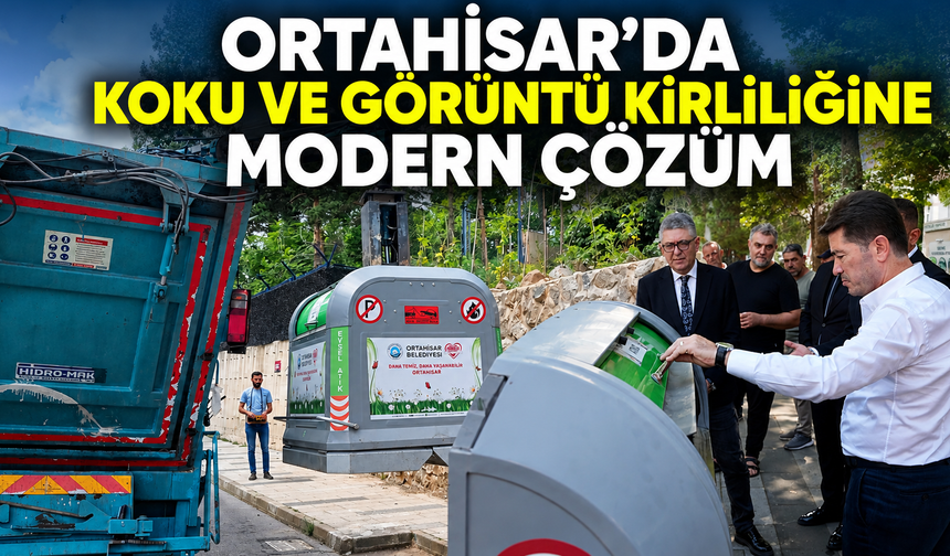 Ortahisar’da yeni dönem: 3 konteyner yerine 1 konteyner