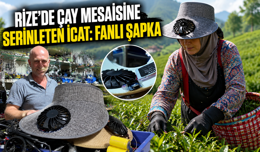 Rizeli ustanın ilginç icadı! 7-8 saat serinletiyor