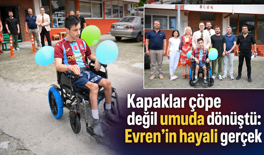 Trabzonspor sevdalısı Evren’in hayali gerçek oldu