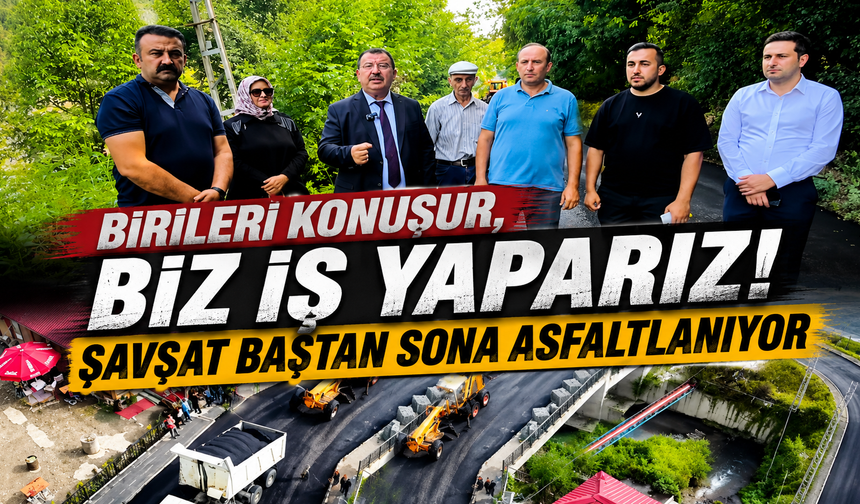 Şavşat'ta asfalt mesaisi tam gaz! Mahalleler bir bir yenileniyor