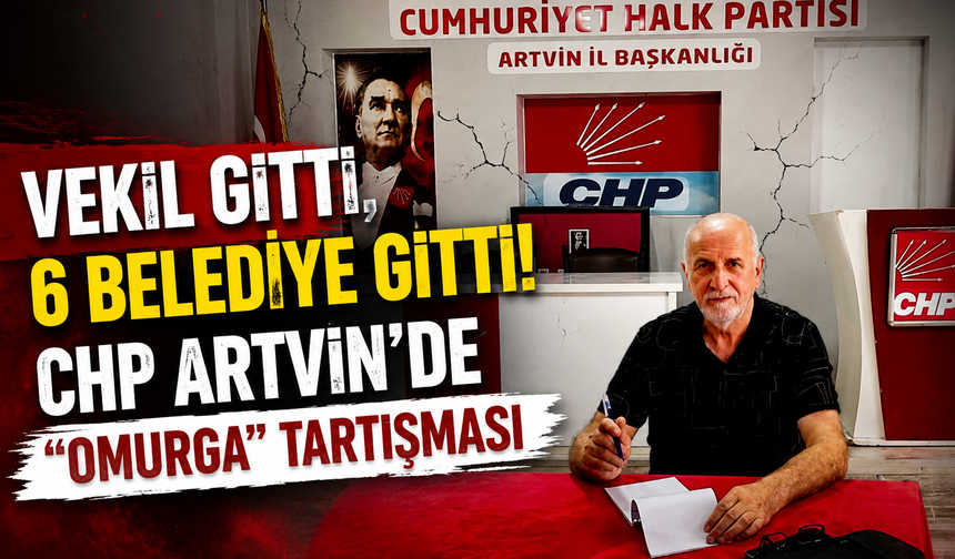 CHP Artvin’de yarı yarıya eridi!