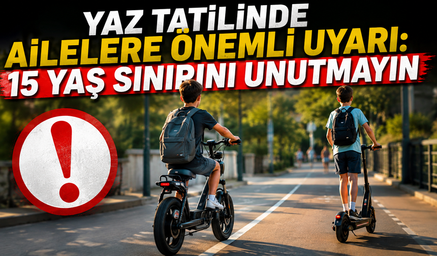 Elektrikli bisiklet kullananlar dikkat: Yaş sınırı var