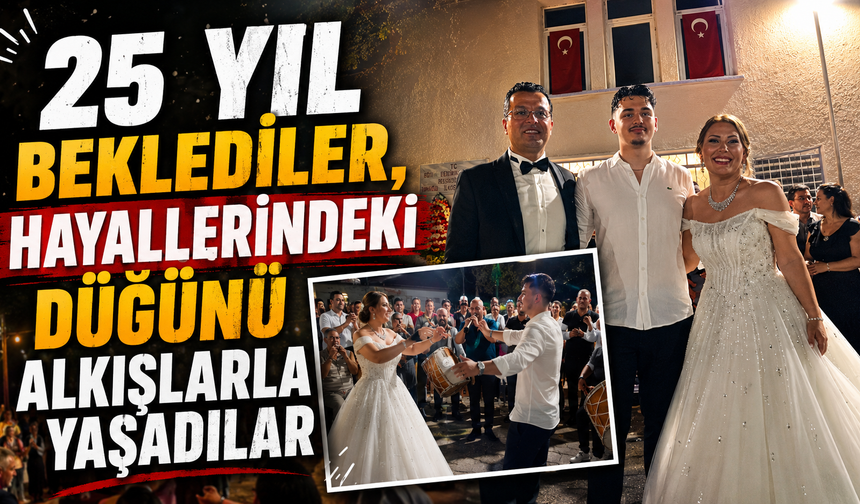 Takı yok,gösteriş yok...Sadece sevgi ve horon vardı!