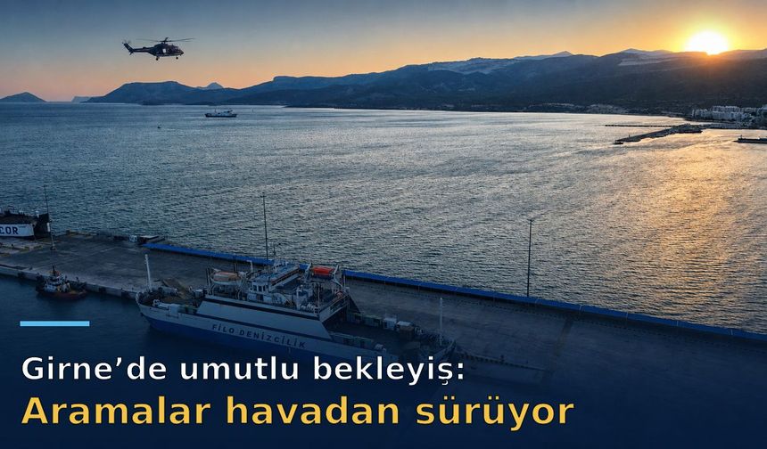Girne açıklarında ikinci gün alarmı