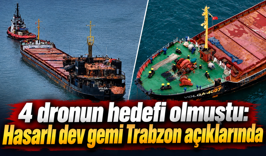 Savaşın izleri Trabzon açıklarında