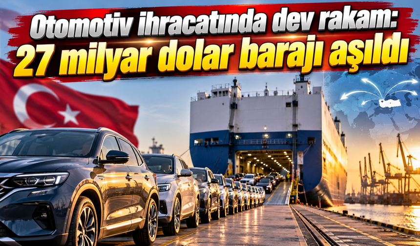 Otomotiv ihracatta gaza bastı: Ağustosta zirveye yerleşti