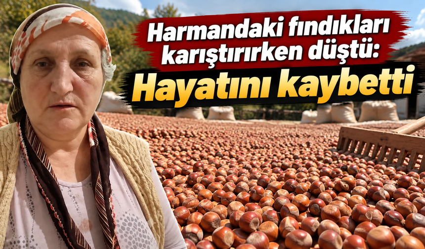 Harmanda çalışırken yüksekten düştü: Kurtarılamadı